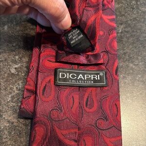 Red Silk Paisley Tie